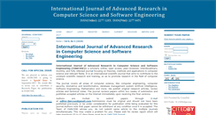 Desktop Screenshot of ijarcsse.com